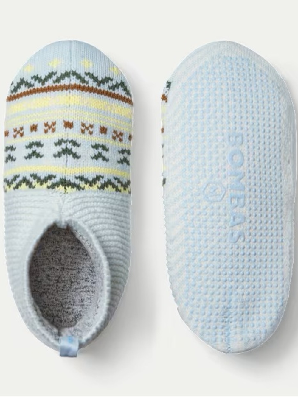 Bombay’s Gripper Slipper in Limited Glacier Blue, Size S (7 - 8.5)